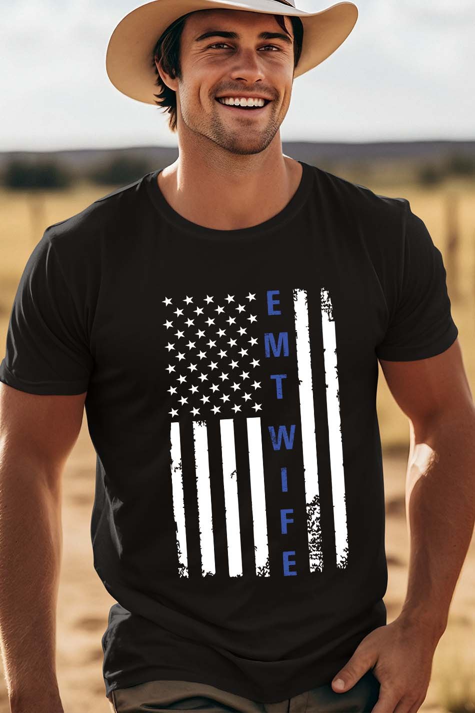 EMT Wife T Shirt - Image 5