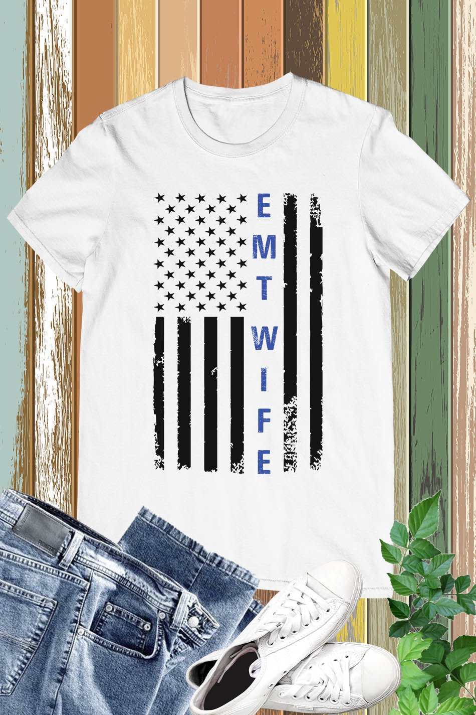 EMT Wife T Shirt