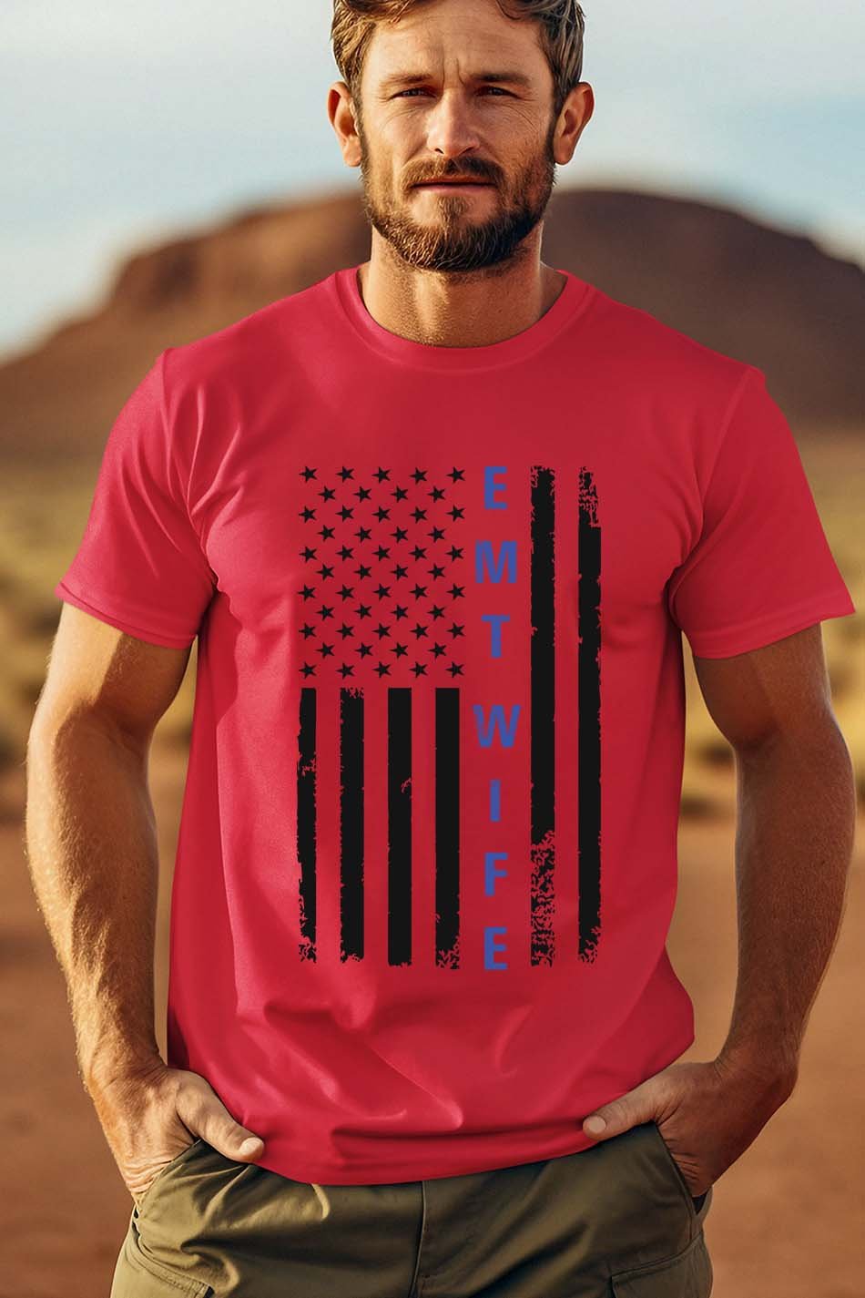 EMT Wife T Shirt - Image 7