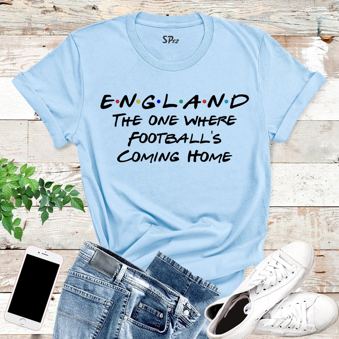 England The One Where Football's Coming Home T Shirt