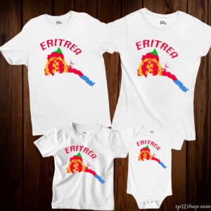 Eritrea Flag T Shirt Olympics FIFA World Cup Country Flag Tee Shirt