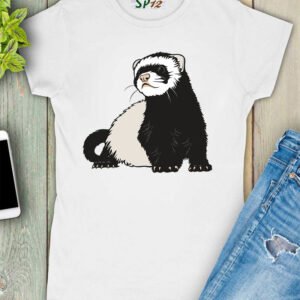 European Polecat Graphic Women T Shirt