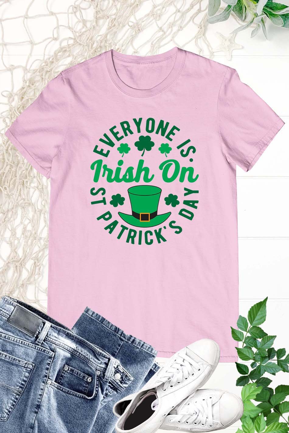 Funny Irish St Patricks Day Clover Paddys Pattys Lucky T-shirt
