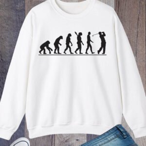 Funny golf Golfer Humor Golf Evolution Sweatshirt