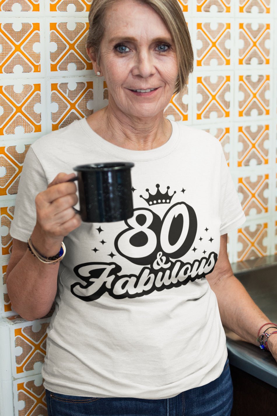80th and Fabulous Birthday T Shirt