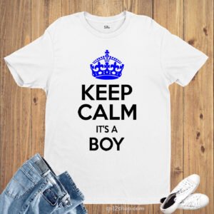 Daddy Pregnancy Announcement Its A Boy T Shirt