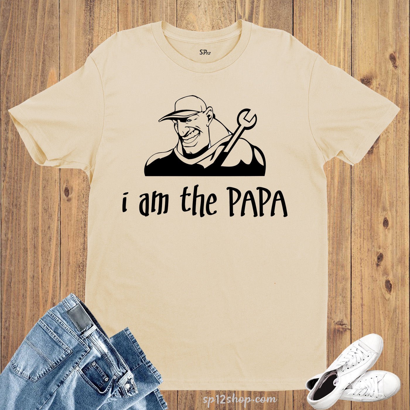 Family T Shirt I am the papa Mechanic Engineer Plumber