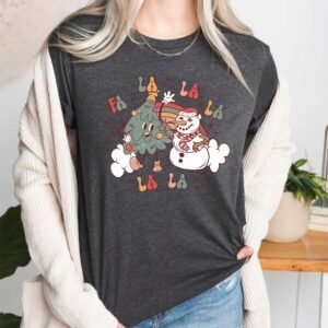Fa Lla Lla Lla LLamas Christmas T Shirt