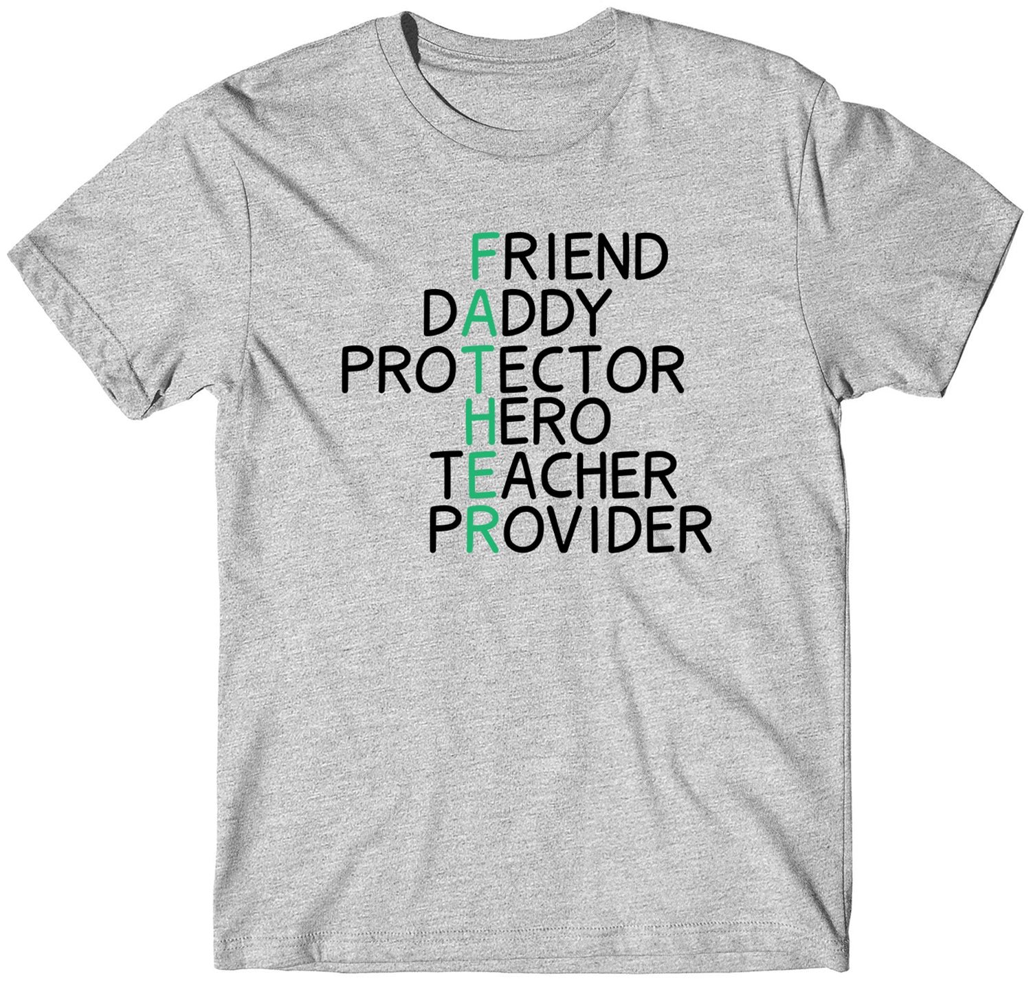 Dad Definition Father Friend Daddy Hero Teacher Provider T-Shirt - Image 2