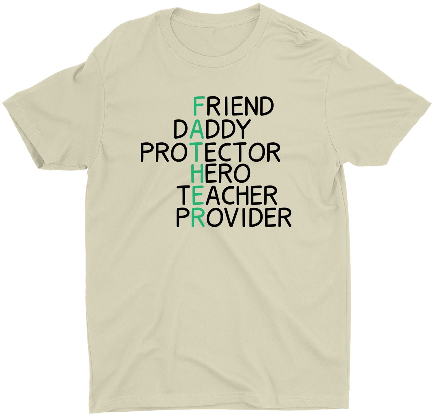 Dad Definition Father Friend Daddy Hero Teacher Provider T-Shirt - Image 4