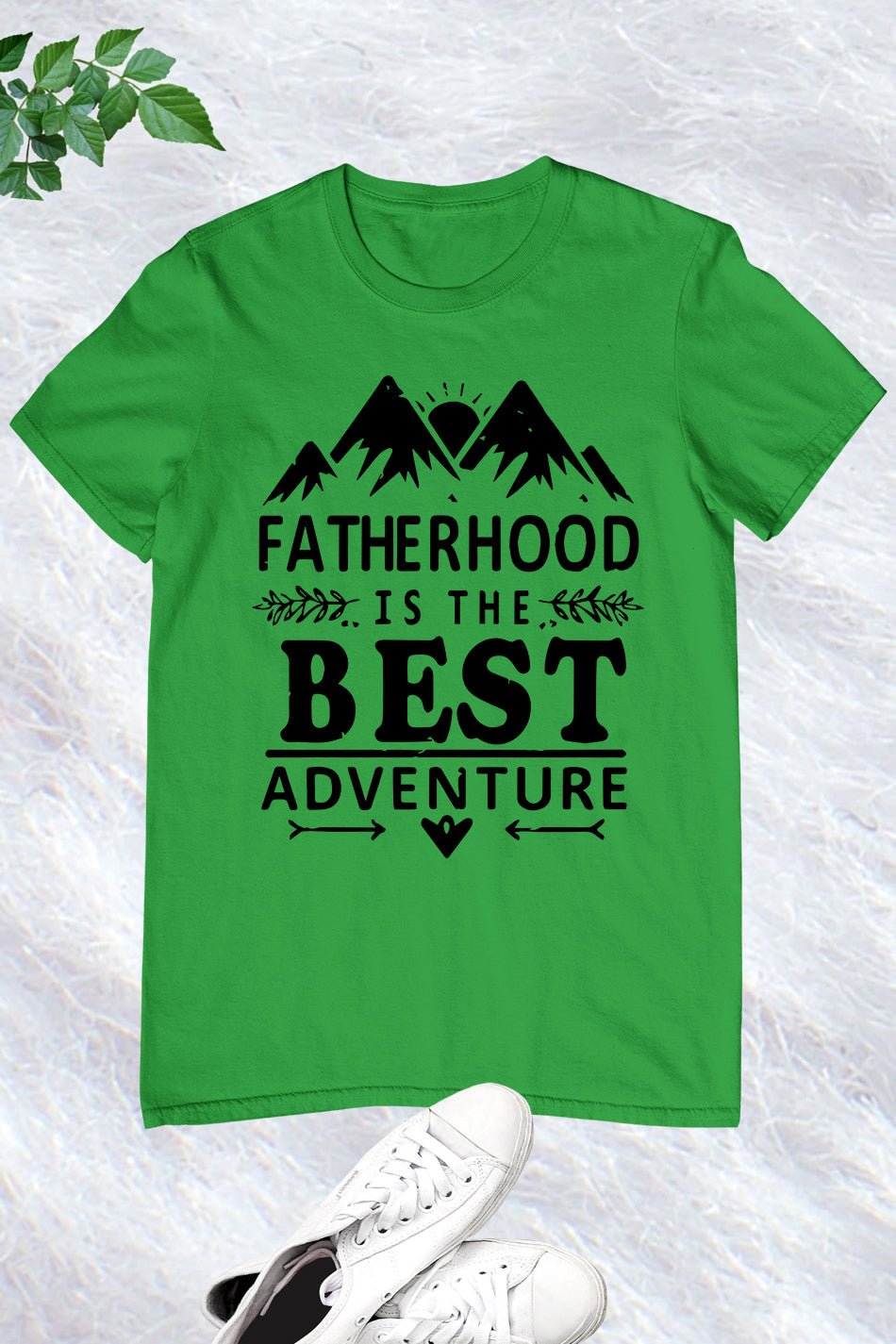 Dads Day T Shirt Fatherhood is the best adventure