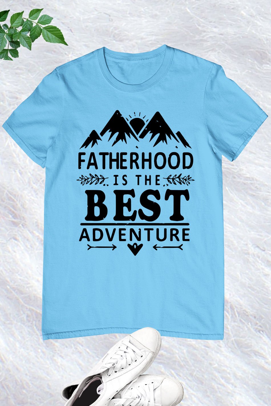 Dads Day T Shirt Fatherhood is the best adventure