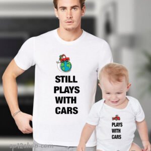 Father Daddy Daughter Dad Son Family Matching T shirts Pirate Play With Cars