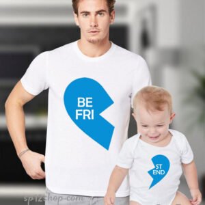 Father Daddy Daughter Dad Son Matching T shirts Pair Best Friend Heart