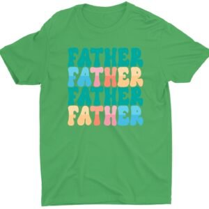 Best Dad Ever Pregnancy Reveal Custom Short Sleeve Fathers Day T-Shirt