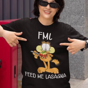 Feed Me Lasagna Garfield FML Shirt