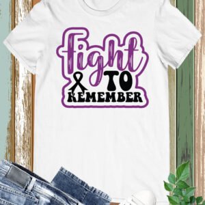 Alzheimers Survivor Fight to Remember T Shirts