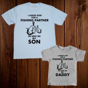 Fishing Partner Daddy And Son Matching T Shirt