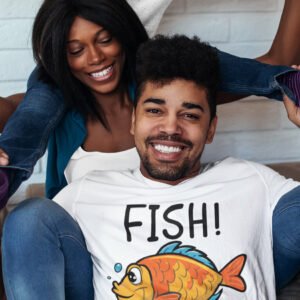 Fish More Worry Less Dads Day T Shirts