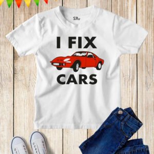 Fix Car Kids T Shirt