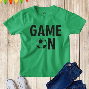 Football On Kids T Shirt