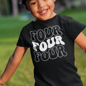 4th Birthday Kids T Shirt