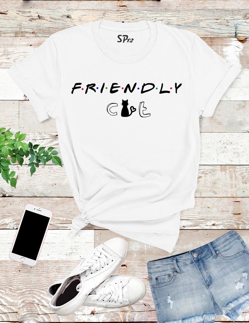 Friendly Cat T Shirt
