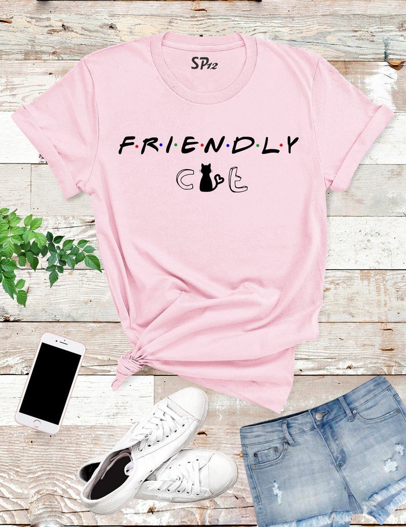 Friendly Cat T Shirt