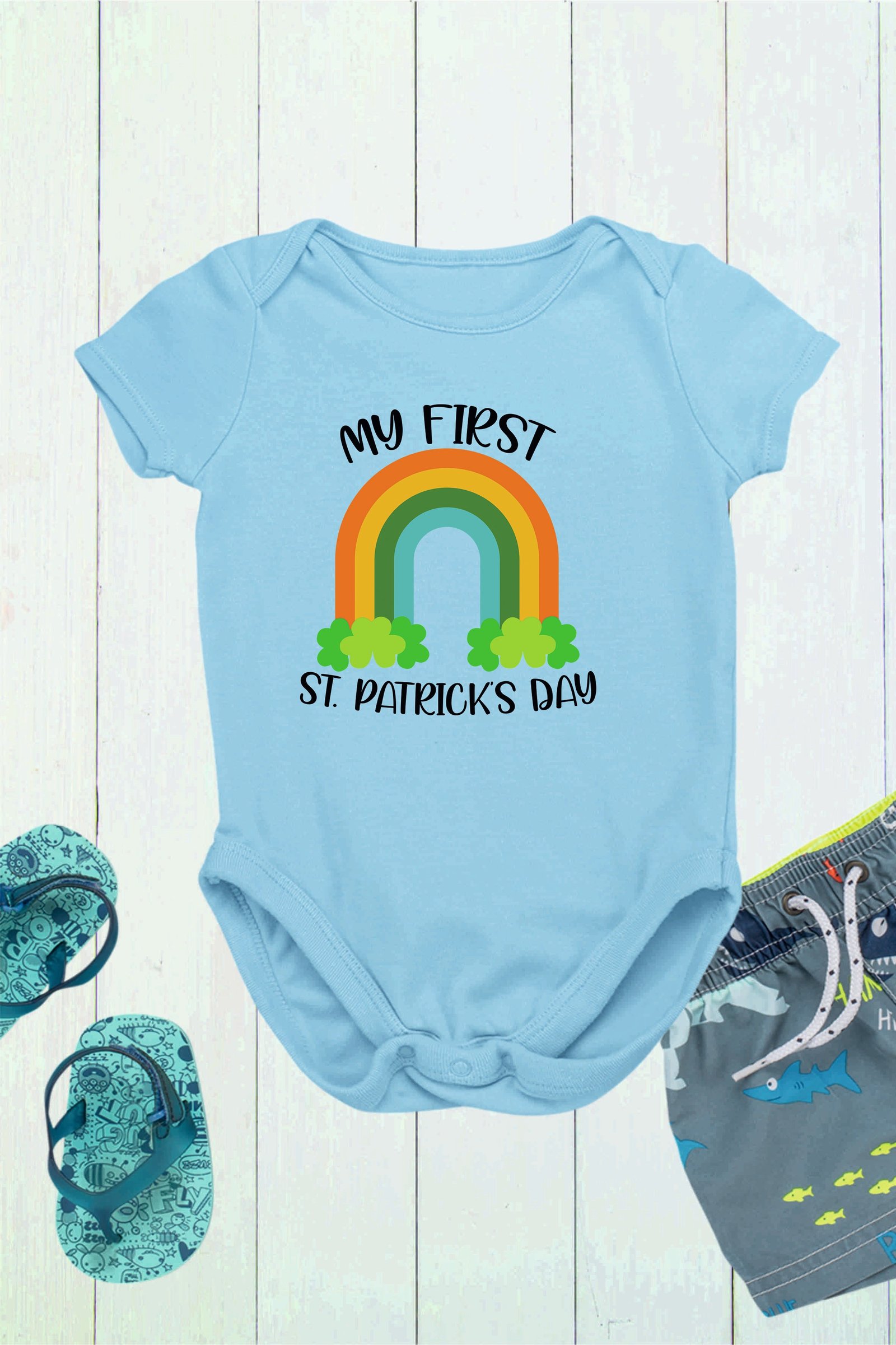 My 1st St Patrick’s Day Baby Bodysuit