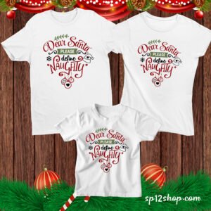 Dear Santa please Define Naughty Funny Christmas T shirt
