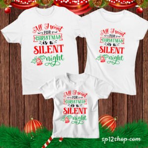 Christmas Silent Night secret Santa T shirt