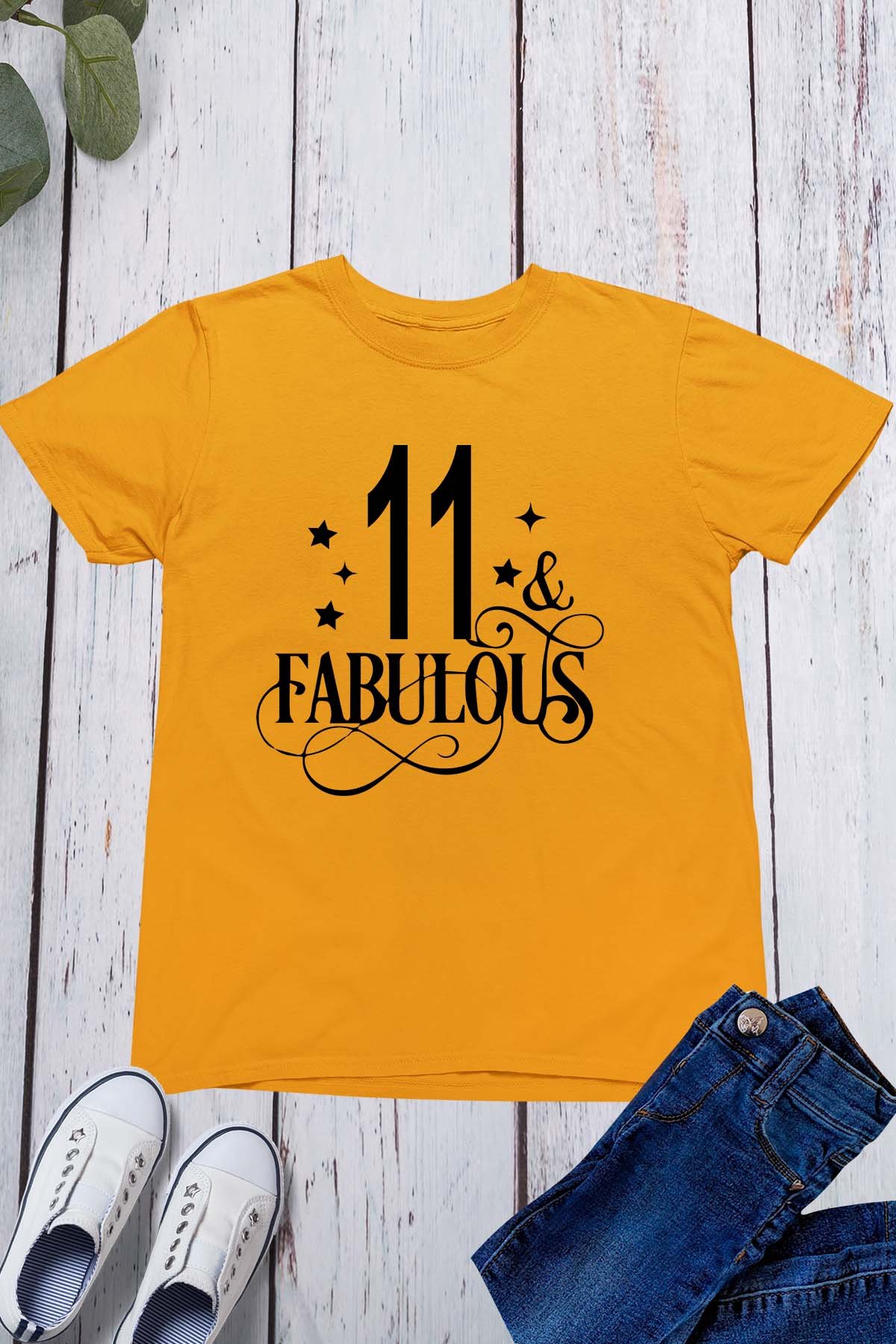 11 and Fabulous Birthday T Shirts - Image 4
