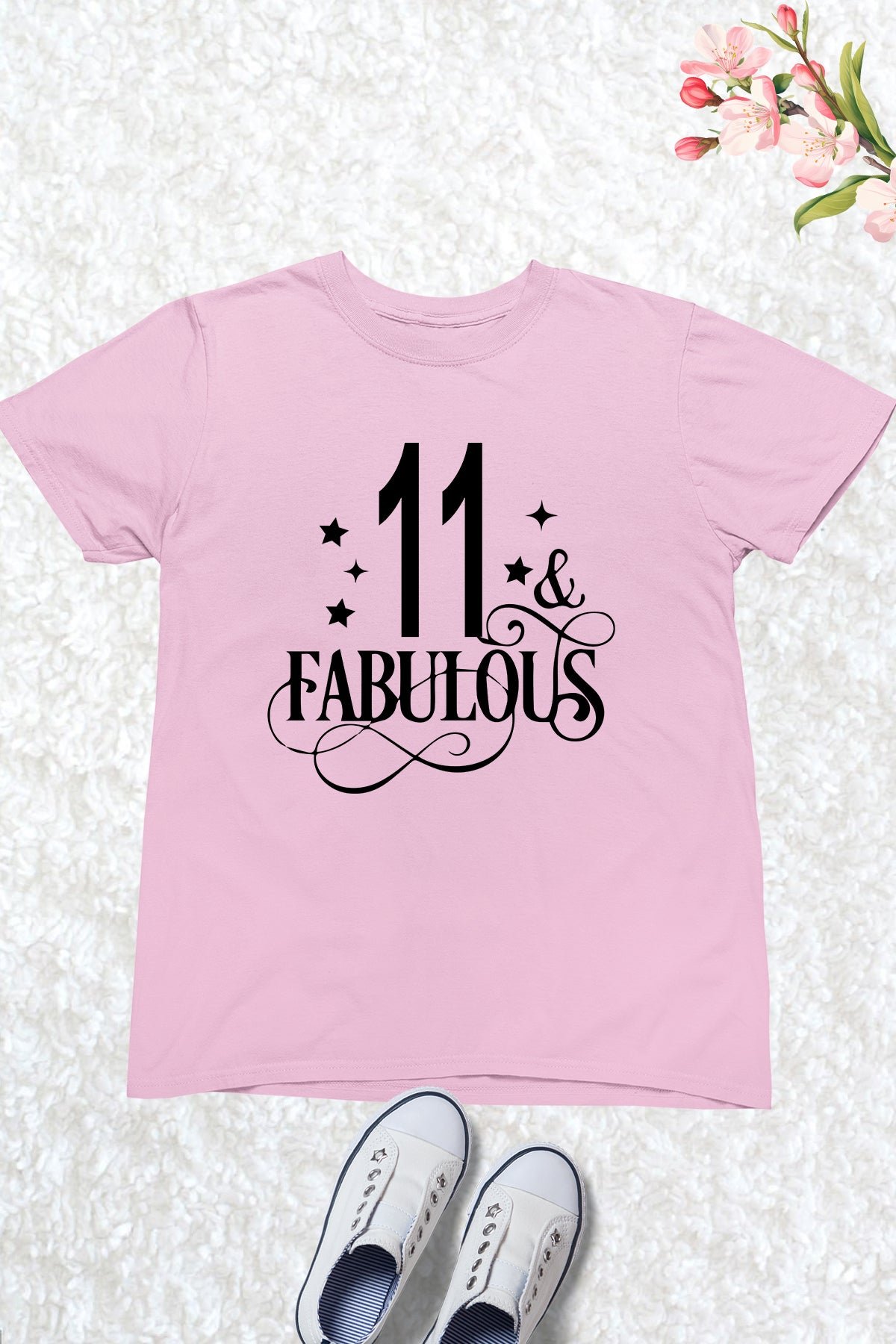 11 and Fabulous Birthday T Shirts - Image 2