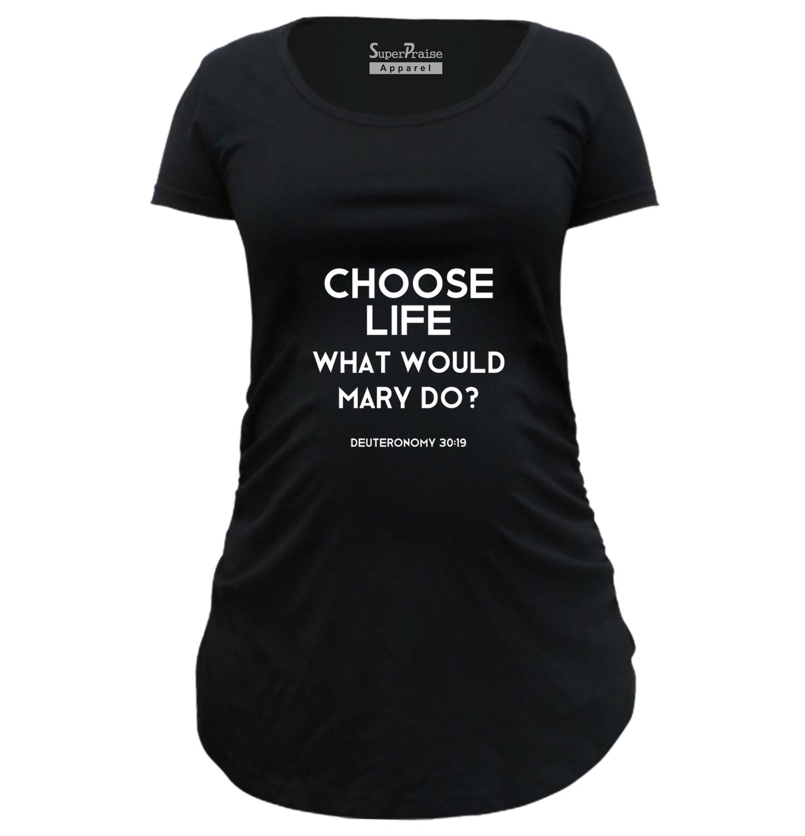 Choose Life Maternity T Shirt - Image 2