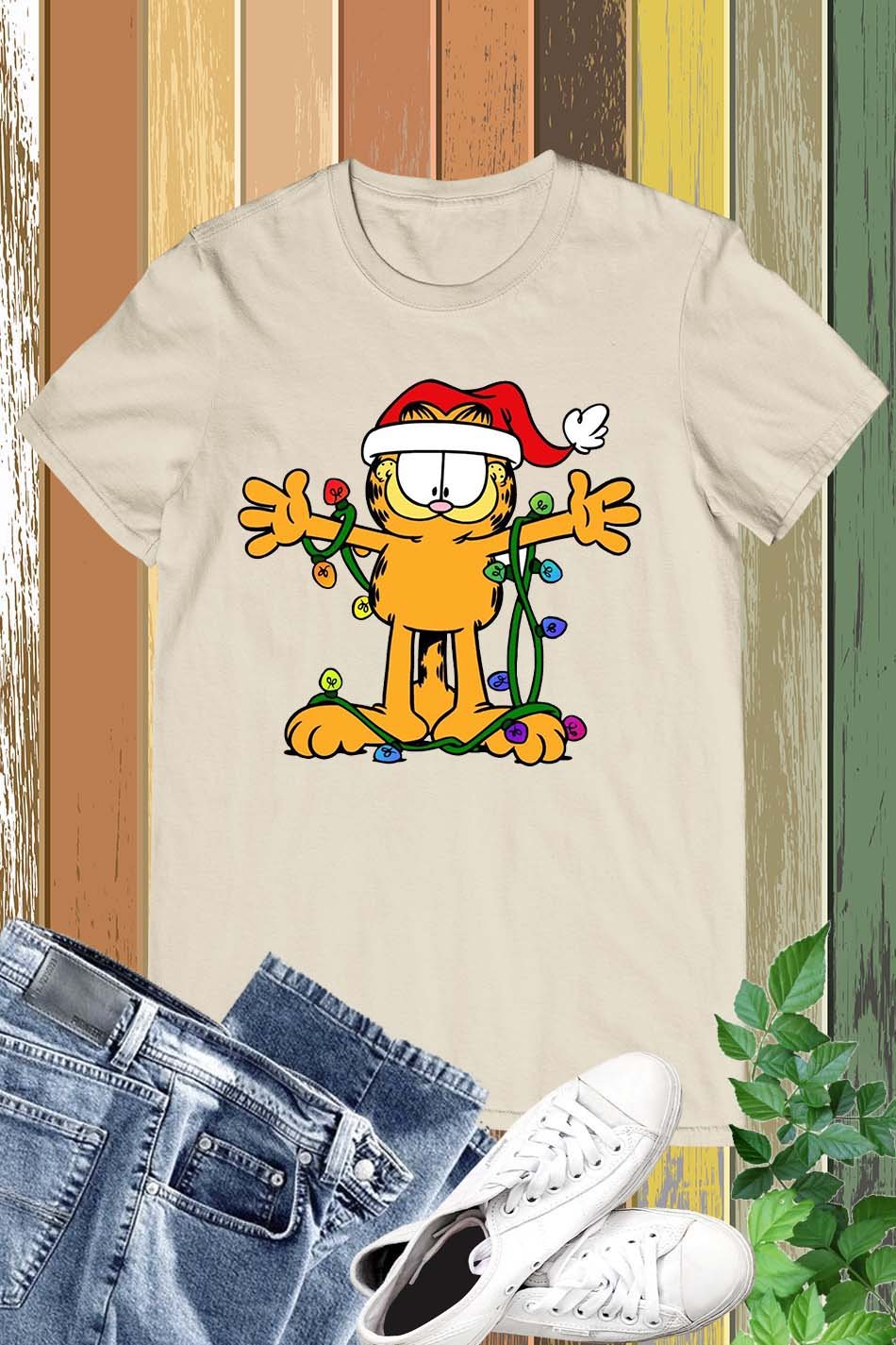 Garfield Christmas Family T Shirt - Image 8