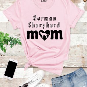 German Sheperd Mom T Shirt