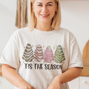 Christmas Tree Cake Tis the Season Shirt