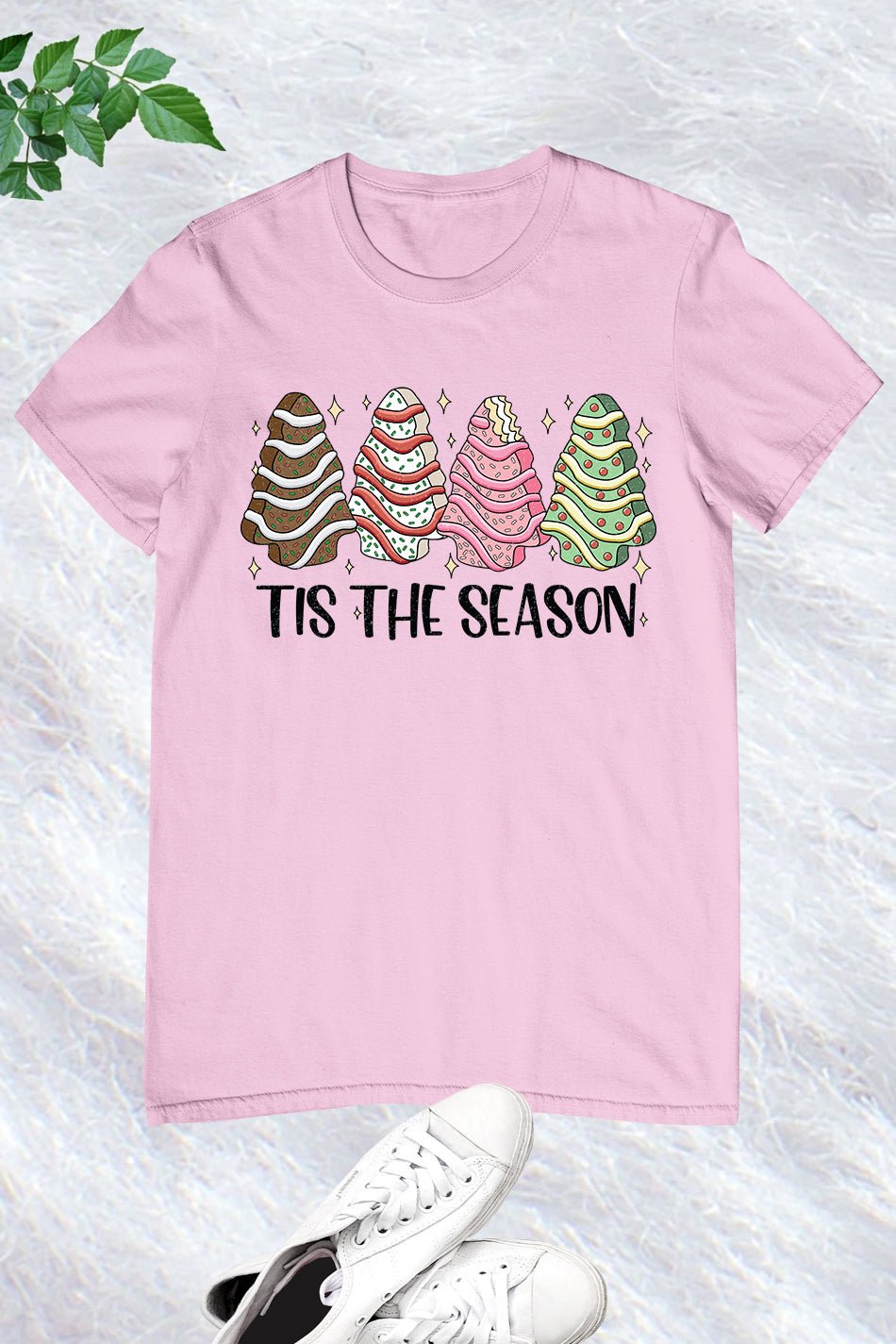 Christmas Tree Cake Tis the Season Shirt - Image 8