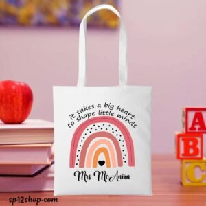 Gift For Teacher Custom White Tote Bag