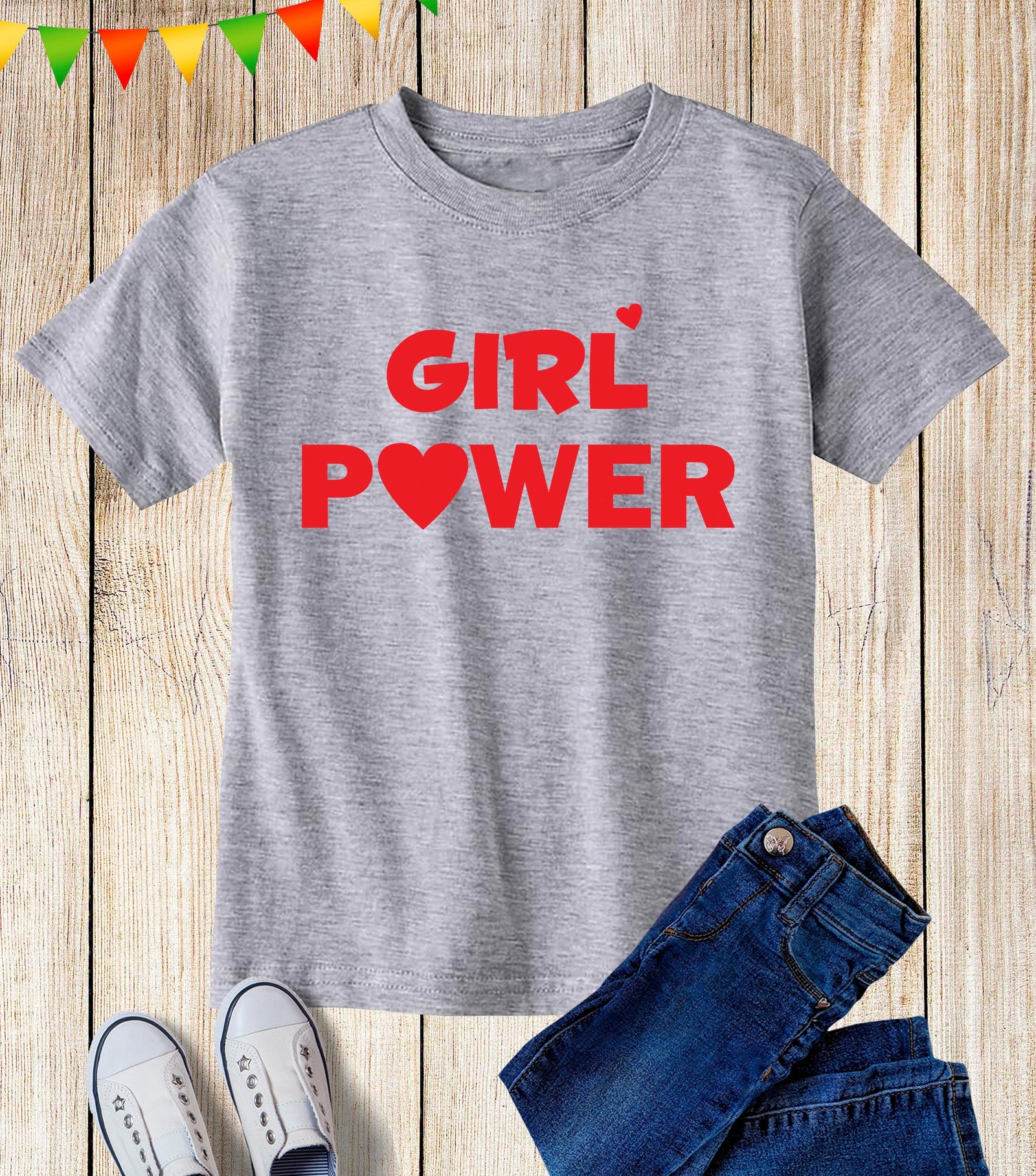 Girl Power Kids T Shirt