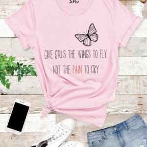 Give Girls Wings To fly T Shirt