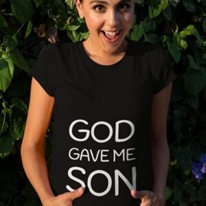 God Gave Me Son Maternity T Shirt