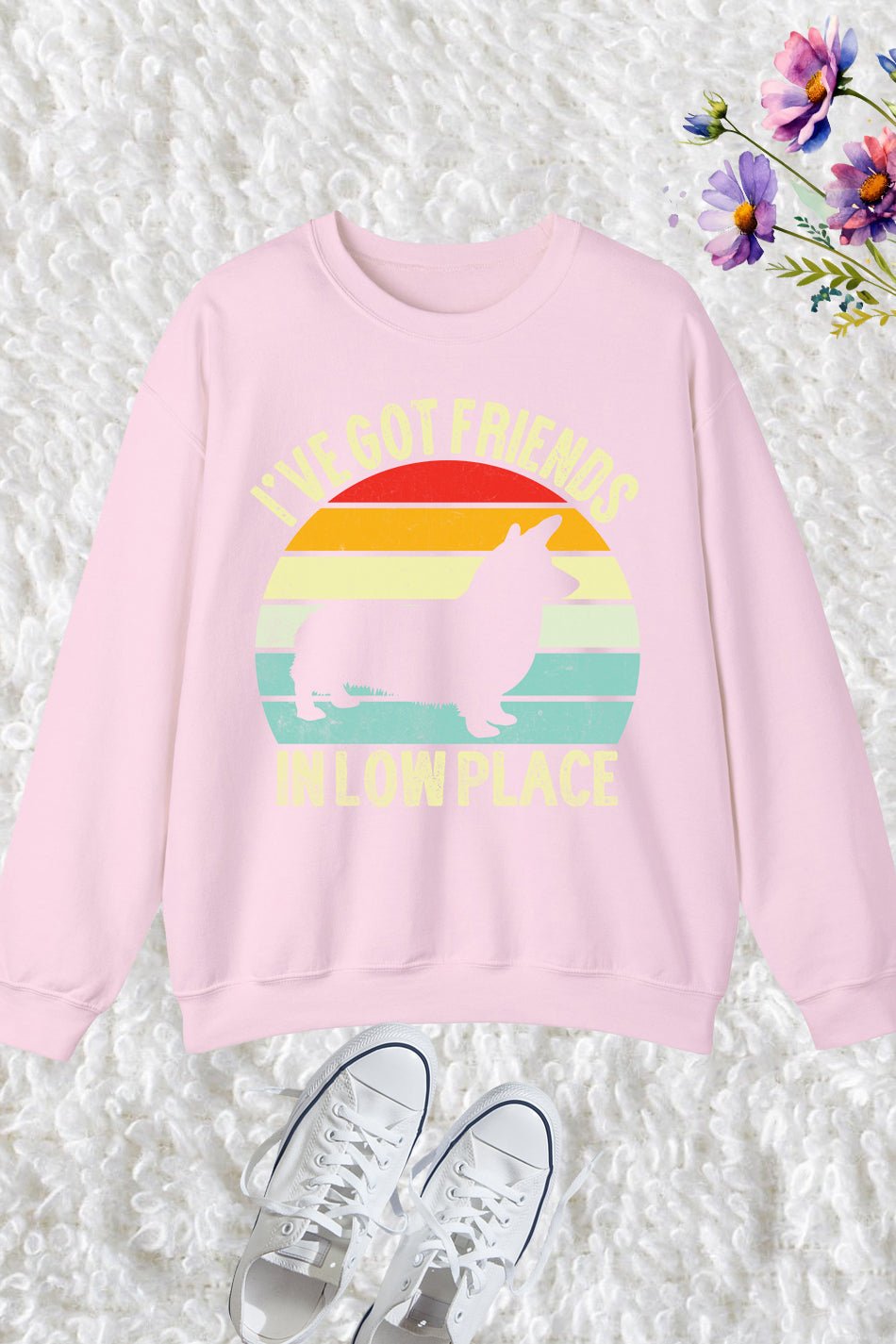 I've Got Friends in Low Place Dog Sweatshirt - Image 4