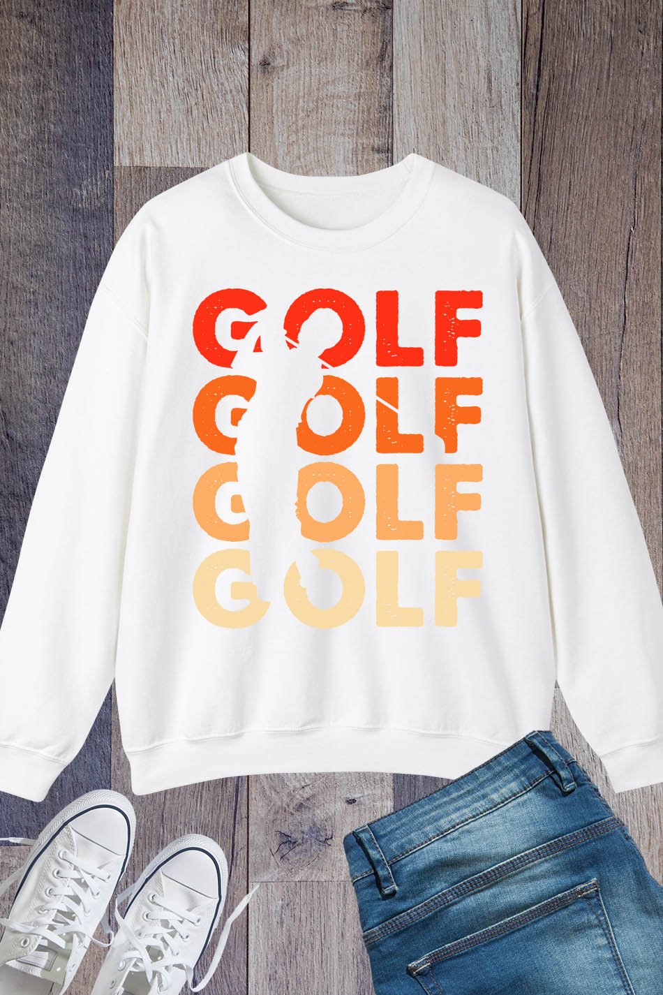Golf Player Golfing Sweatshirt