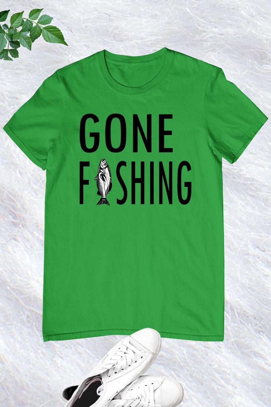 Gone Fishing Father's Day Shirt - Image 2