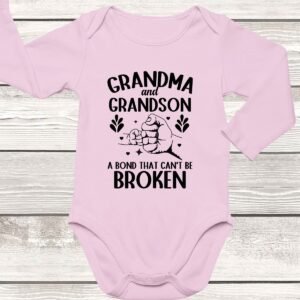Grandma and Grandson a Bond That Can't Broken Baby Bodysuit