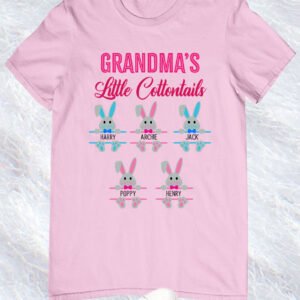Grandma's Little Cottontails Personalized Easter t-shirts