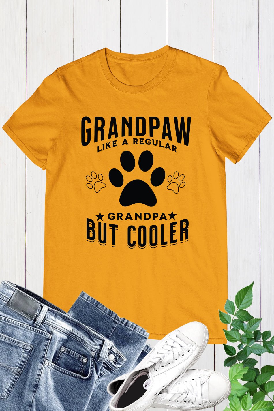 Grandpaw Like a Regular Grandpa But Cooler Shirt