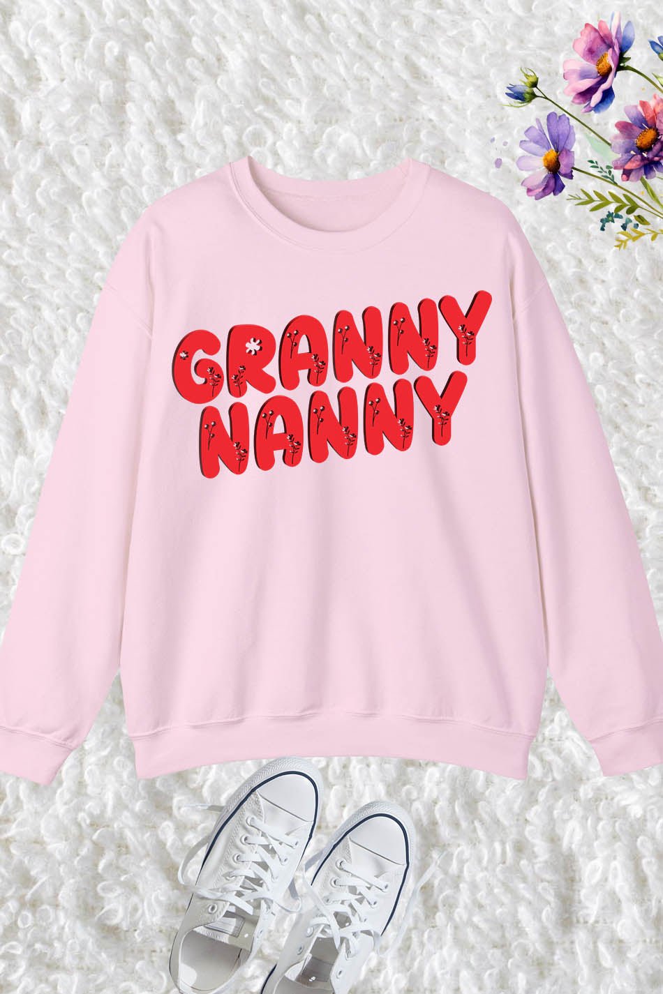 Granny Nanny Grandmothers Taking Care Of Grandchildren Sweatshirt