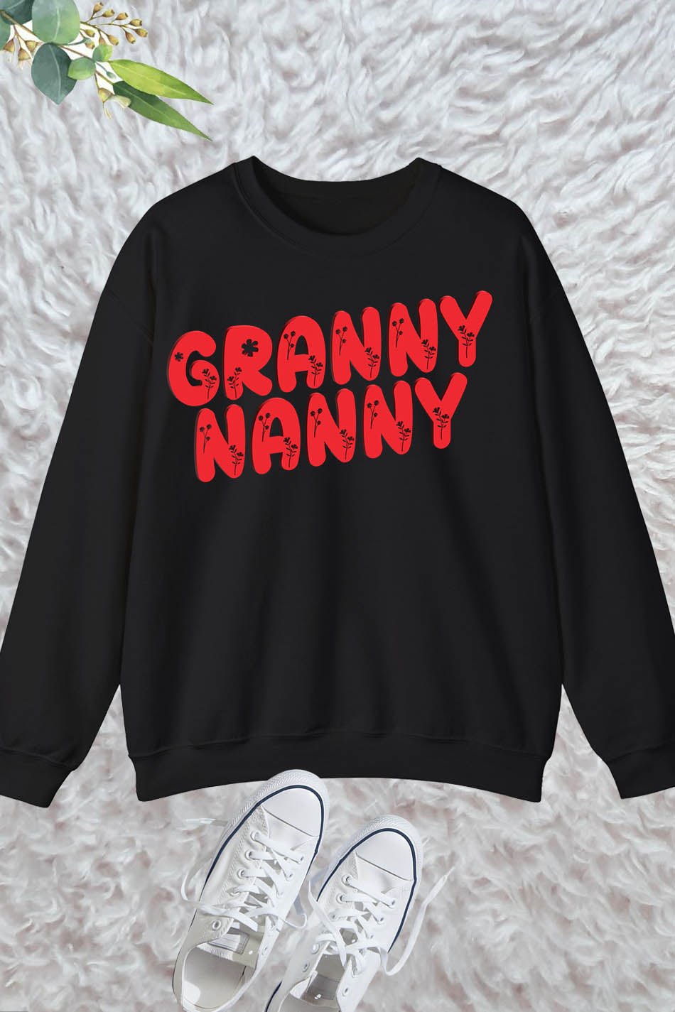 Granny Nanny Grandmothers Taking Care Of Grandchildren Sweatshirt